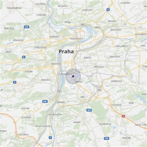 Mapa s vyznačenou polohou Jaslí Sovička v Trnave