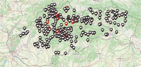Mapa cudzineckých polícií na Slovensku