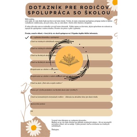 Spolupráca medzi školou a rodičmi