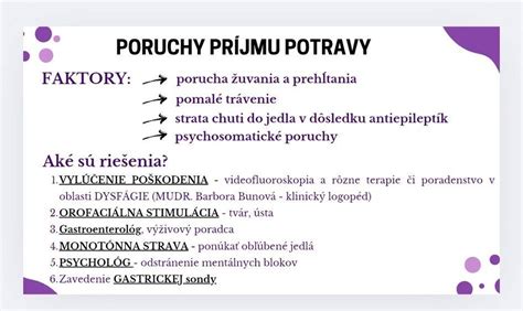 Symptómy dysfágie v infografike