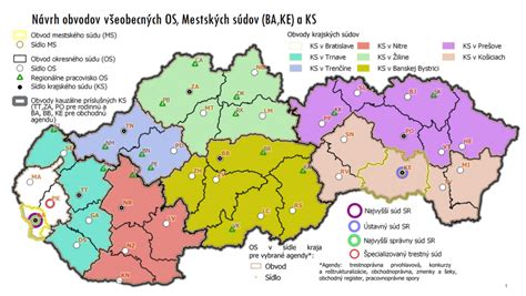 Mapa: Súdna príslušnosť pri výživnom