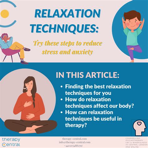 Relaxation techniques for stress relief