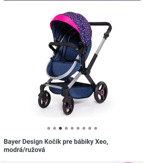 Nastaviteľná rukoväť na kočíku pre bábiky