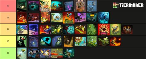 Rayman Legends colorful levels