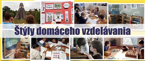 Rôzne prostredia pre domáce vzdelávanie