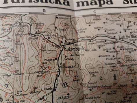 Mapa: Ružomberok a Štiavnik - miesta narodenia Jána Kuciaka a Mariána Kočnera