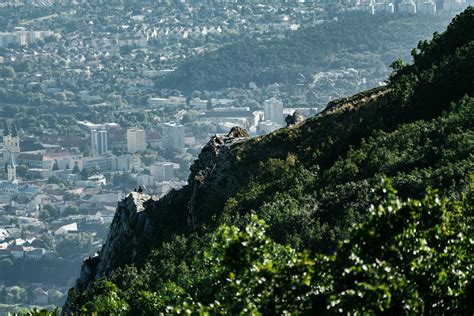 Panoramic view of Nitra with Zobor mountain in the background