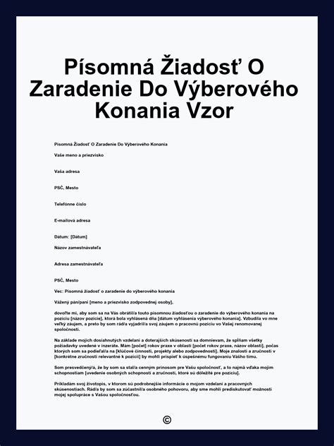 Proces výberového konania a podávanie žiadostí do škôl