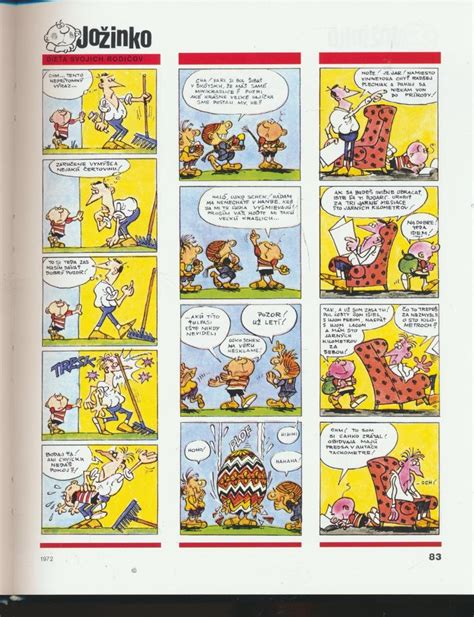 Ukážka komiksu Jožinko - dieťa svojich rodičov s interakciou s autorom