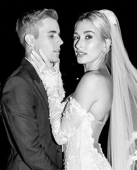 Justin Bieber a Hailey Baldwin na svadbe