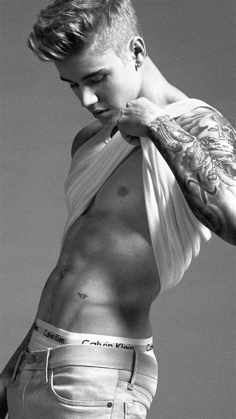 Justin Bieber v reklamnej kampani Calvin Klein