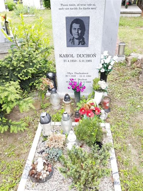 Náhrobok Karola Duchoňa