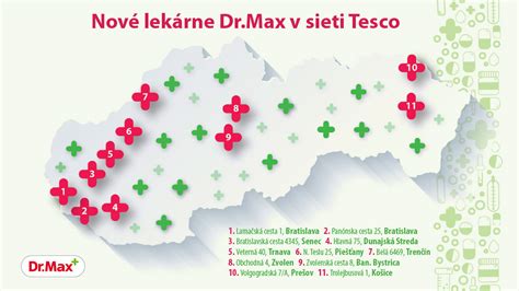 Mapa dežúrnych lekární
