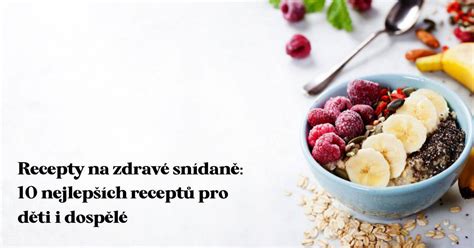 infografika s tipmi na zdravé raňajky pre deti