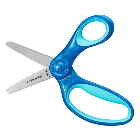 Detské nožnice s tupým hrotom a ergonomickou rúčkou