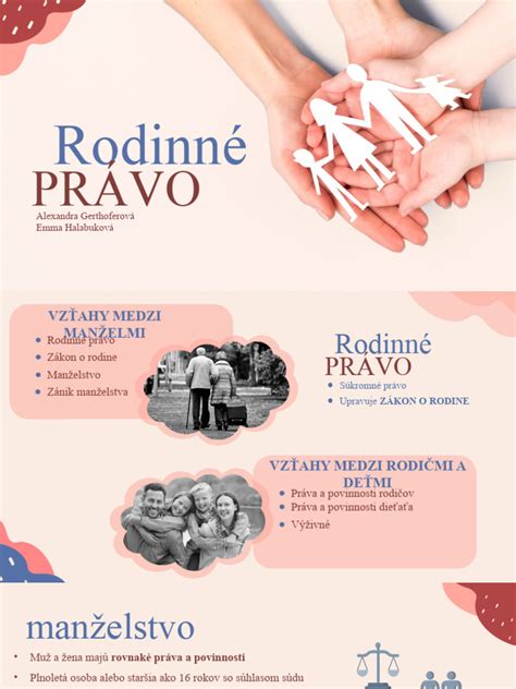Rodinné právo a vyživovacia povinnosť