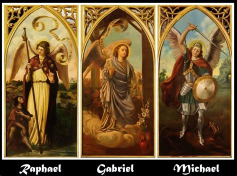 Archanjeli Michal, Gabriel a Rafael