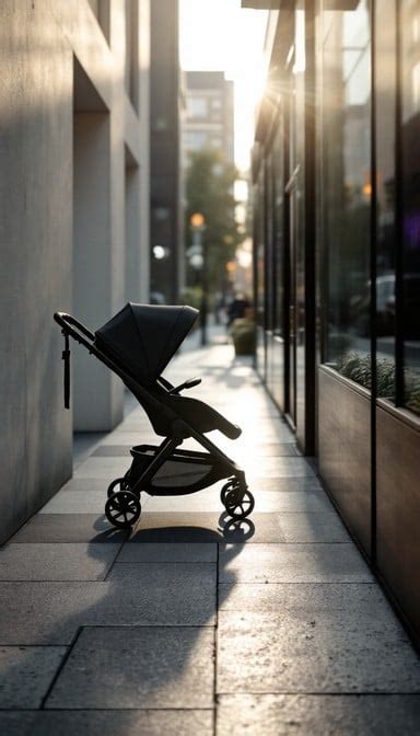 Zopa Mikra stroller in an urban environment