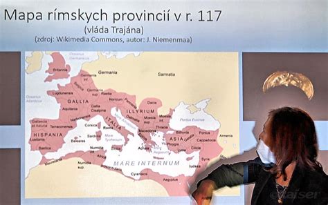 Mapa rímskych hraníc na Dunaji a pevnosť Kelementia