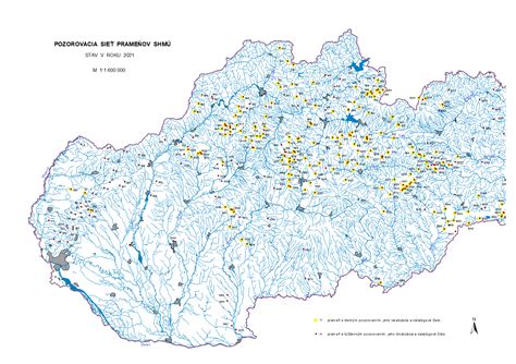 Mapa minerálnych prameňov Slovenska