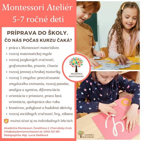 Montessori trieda a deti pri práci