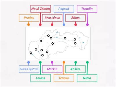 Mapa Slovenska - Ohlasovne pobytu