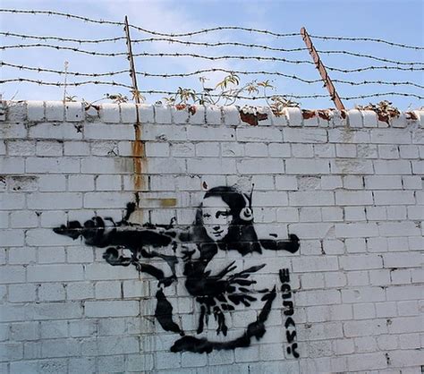 Banksy's Mona Lisa Bazooka