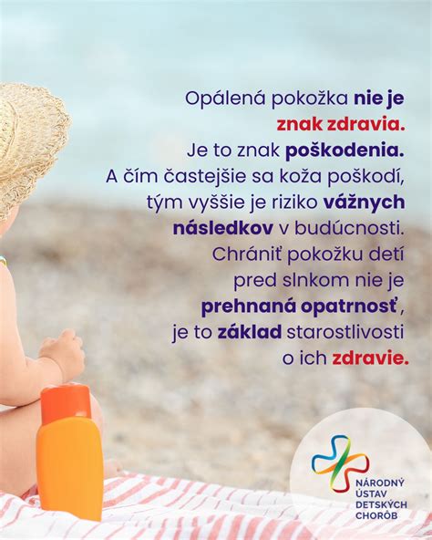 Detská pokožka chránená pred slnkom