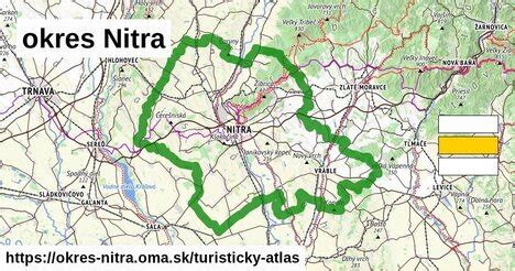 Mapa mestských častí Nitry