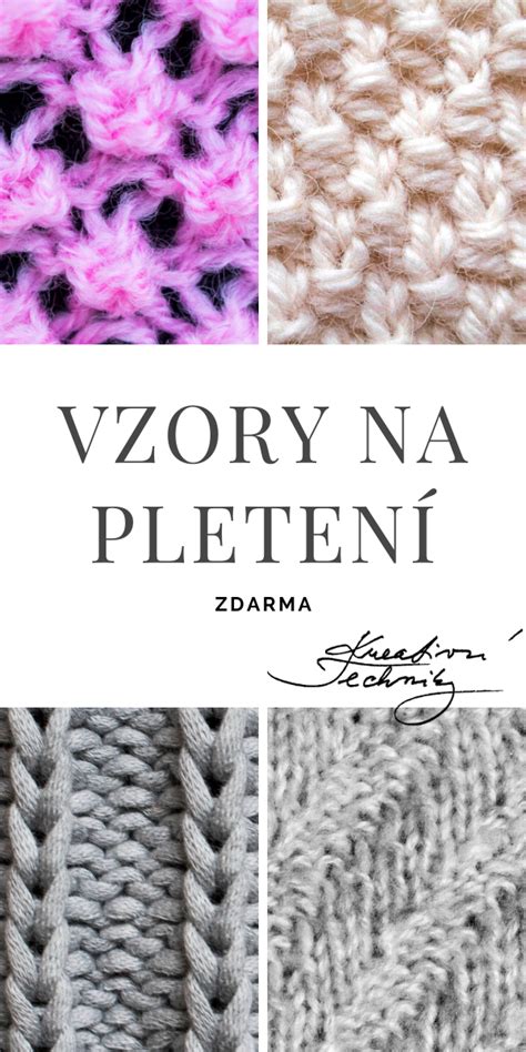 Hladký vzor na pletenine