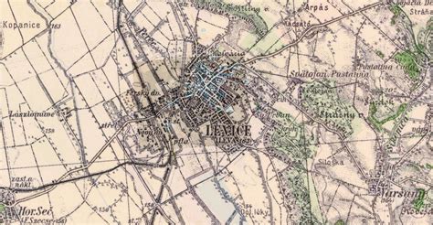 Historická mapa mesta Stará Ľubovňa