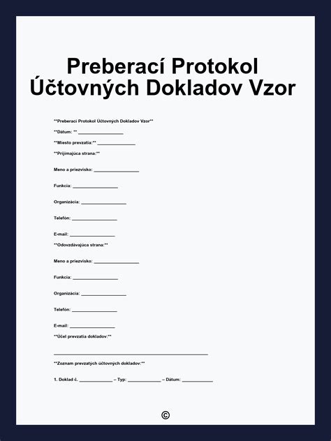 Zoznam dokladov pre uplatnenie NČZD