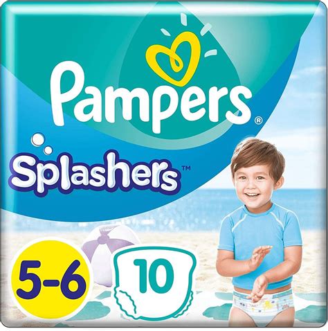 Dieťa v plienkach Pampers Splashers vo vode
