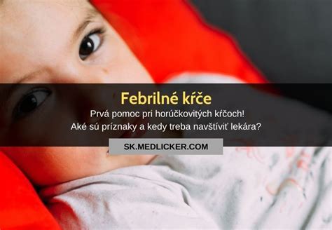 Dieťa počas febrilných kŕčov