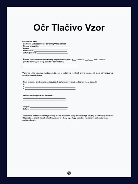 Legislatívny rámec OČR