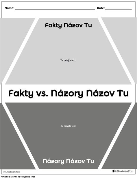 Ilustrácia faktov vs. názorov