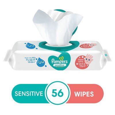Pampers wet wipes product range