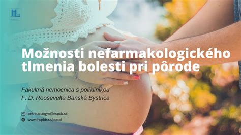 Možnosti úľavy od bolesti pri pôrode