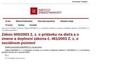 Zákon č. 600/2003 Z. z. o prídavku na dieťa