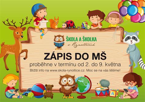 Kalendár dôležitých termínov pre zápis do MŠ a RP