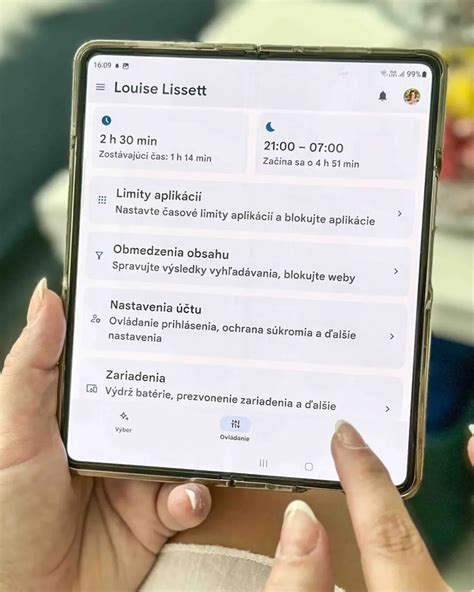 Nastavenie časových limitov v Family Link