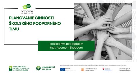 Informačný tok v škole a úloha pedagogického podporného tímu