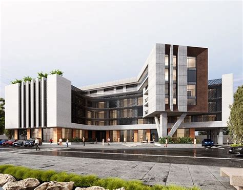 Svidnik hospital building facade