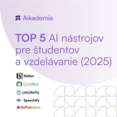 Ukážka rozhrania rôznych AI nástrojov pre vzdelávanie