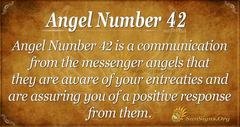 The number 42 and its meaning