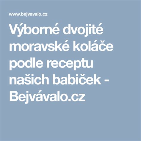 Dvojité koláče - materská a rodičovská