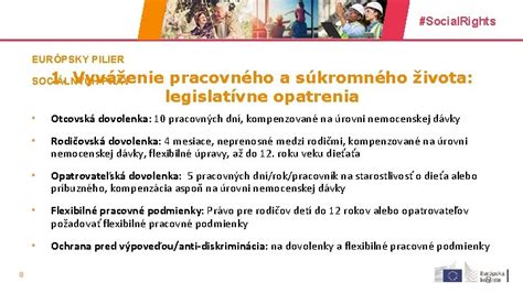 Zosúladenie pracovného a súkromného života rodičov - infografika