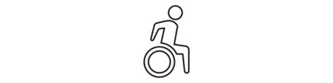 Symbol invalidného vozíka a európskej meny