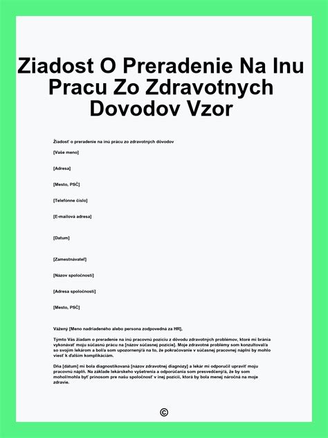 Proces preradenia na inú prácu počas tehotenstva