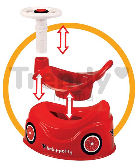 Big Nočník Auto pre chlapčekov s volantom a klaksónom Červený